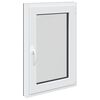 vidaXL Kellari-ikkuna RISOR 60 x 80 cm PVC ja lasi Antrasiitti