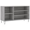 vidaXL Kenk&auml;kaappi harmaa Sonoma 102x36x60 cm tekninen puu