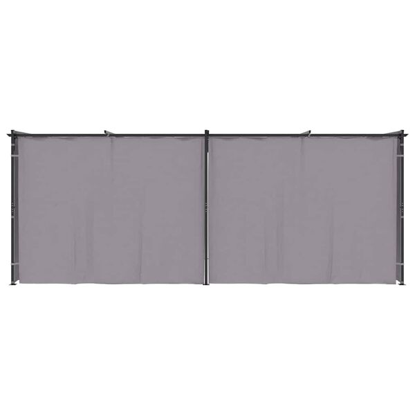 vidaXL Huvimaja verhoilla 3x6 m antrasiitti ter&auml;s