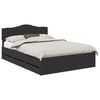 vidaXL S&auml;ngyn runko laatikon kanssa Musta 5FT King Size Insin&ouml;&ouml;ripuuta