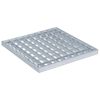 vidaXL Ritil&auml; Hopea 30 x 30 x 2 cm Kuuma-dipatut galvanisoitu ter&auml;s