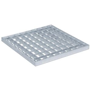 vidaXL Ritil&auml; Hopea 30 x 30 x 2 cm Kuuma-dipatut galvanisoitu ter&auml;s