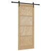 vidaXL Liukuovi ORKDAL Luonnollinen 86 x 211 cm T&auml;ysi m&auml;nty