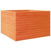 vidaXL Kukkalaatikko vahanruskea 70x70x45,5 cm t&auml;ysi m&auml;nty