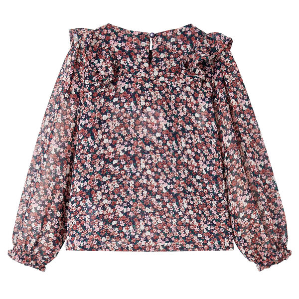 Lasten pitk&auml;hihainen paita tumma pinkki 104