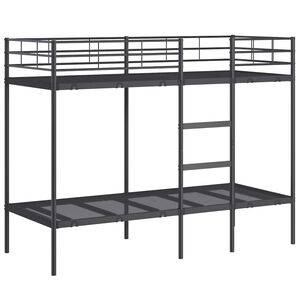vidaXL Kerross&auml;nky ilman patjaa musta 75x190 cm ter&auml;s