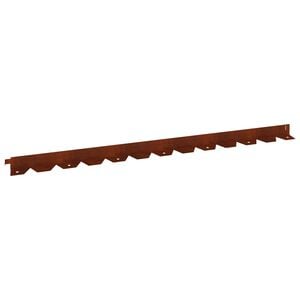 vidaXL Nurmireunus 10 pcs 102 x 4 x 4 cm Ter&auml;s Ruosteinen