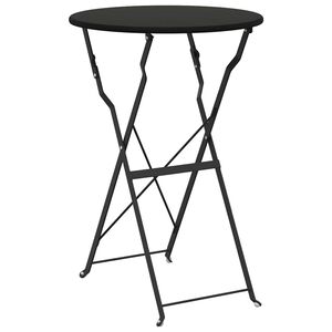 vidaXL Bistrop&ouml;yt&auml; Antrasiitti &Oslash; 50 x 71 cm Jauhemaalattu ter&auml;s