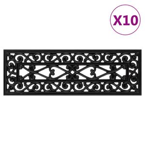 vidaXL Porrasmatot 10 kpl 25x75 cm kumi