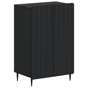 vidaXL Kenk&auml;kaappi ZWOLLE 59,5 x 39,5 x 91,5 cm Tekninen puu Musta