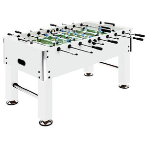 vidaXL P&ouml;yt&auml;jalkapallo ter&auml;s 60 kg 140x74,5x87,5 cm valkoinen