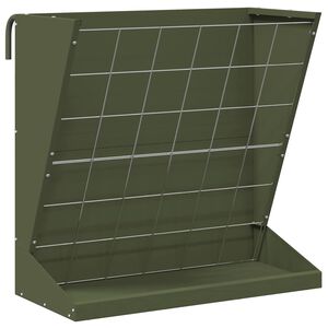 vidaXL Hein&auml;teline Oliivinvihre&auml; 71 x 33 x 70 cm 5 kg
