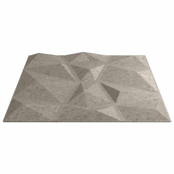 vidaXL Sein&auml;paneelit 24 pcs Betoni Harmaa 50 x 50 cm XPS Vaahdon
