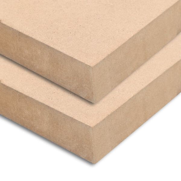 vidaXL MDF-levyt 2 kpl neli&ouml; 60x60 cm 25 mm
