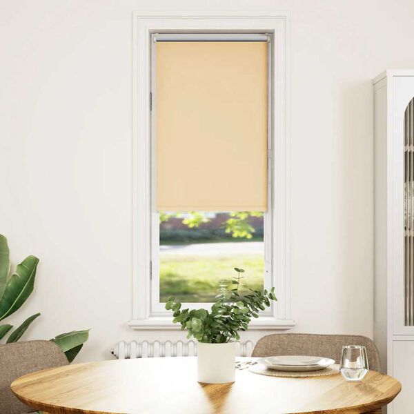 vidaXL Rullaverho Blackout Beige 40x150 cm Kankaan leveys 35,7 cm