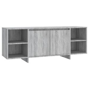 vidaXL TV-taso harmaa Sonoma 130x35x50 cm lastulevy