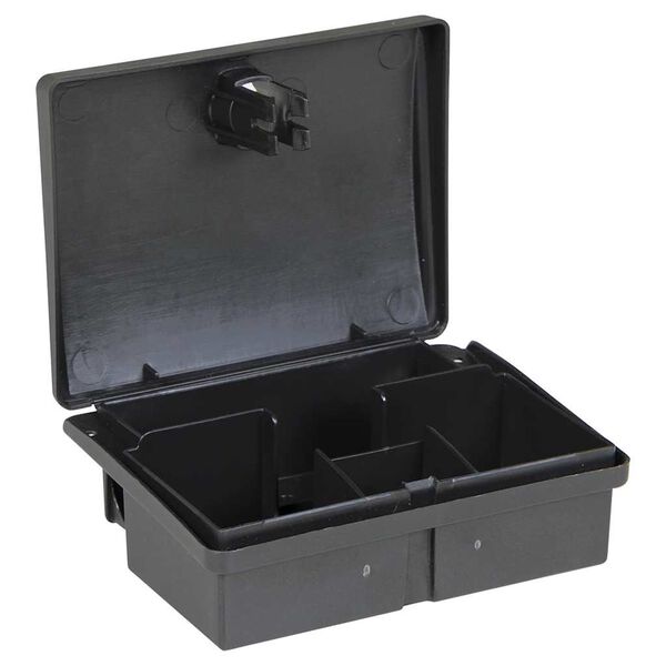 vidaXL Hiiriloukut 5 kpl Musta 13x10x4 cm