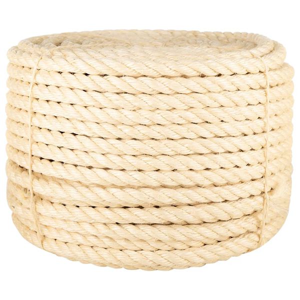 vidaXL K&ouml;ysi 100% Sisal 20 mm 25 m