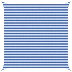 vidaXL Aurinkovarjolaudat Sininen ja valkoinen 5 x 5 m HDPE