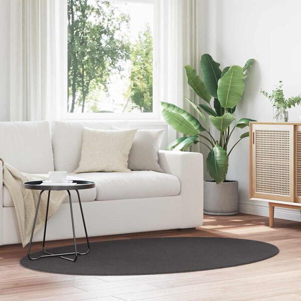 vidaXL Matto HUARTE Antrasiitti 100 x 200 cm 100% polyesteri