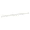 vidaXL Nurmireunus 30 kpl 102 x 4 x 4 cm Ter&auml;s valkoinen
