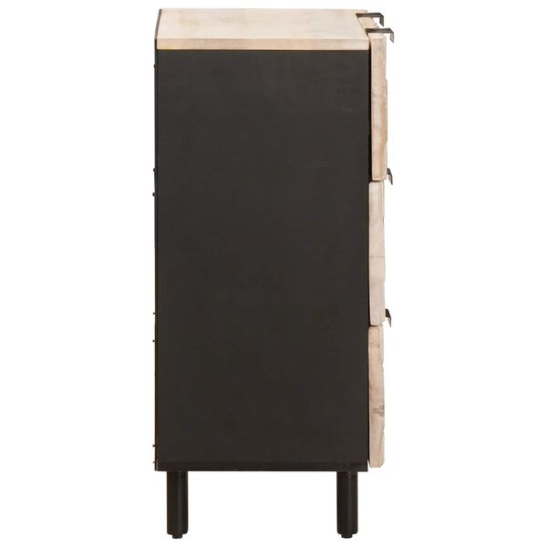 vidaXL Sivup&ouml;yt&auml; Valkoinen pesu viimeistely 60 x 33 x 75 cm