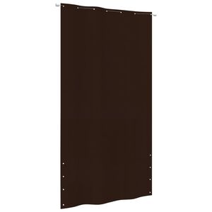 vidaXL Parvekkeen suoja ruskea 140x240 cm Oxford kangas
