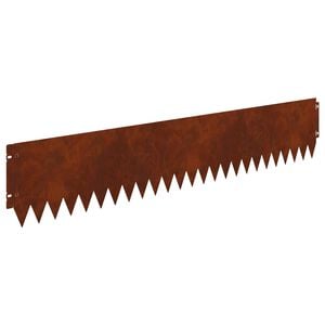 vidaXL Nurmireunus 20 kpl 103 x 20 cm Ter&auml;s Ruosteinen