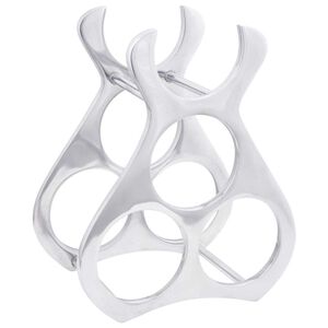 vidaXL Viinipukki Hopea 23 x 14 x 28 cm Alumiini