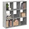 vidaXL Huoneenjakaja/kirjahylly harmaa 102x29x103,5 cm tekninen puu