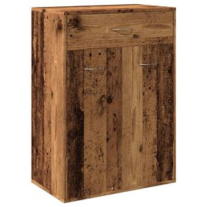 vidaXL Kenk&auml;kaappi vanhaa puuta 60x35x84 cm lastulevy