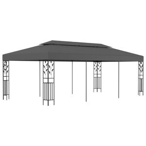 vidaXL Huvimaja 3x6 m antrasiitti