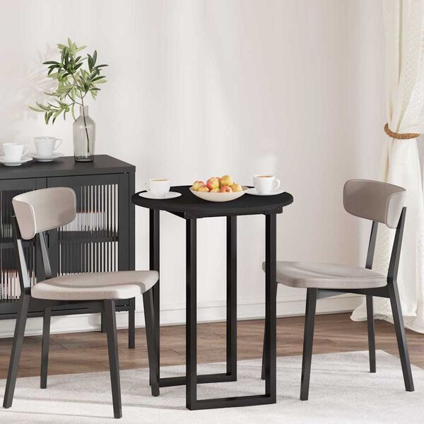 vidaXL P&ouml;yt&auml;levy Musta 60 x 60 x 1,5 cm Tekninen puu