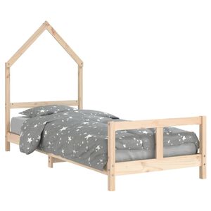 vidaXL Lasten s&auml;ngynrunko 80x200 cm t&auml;ysi m&auml;nty