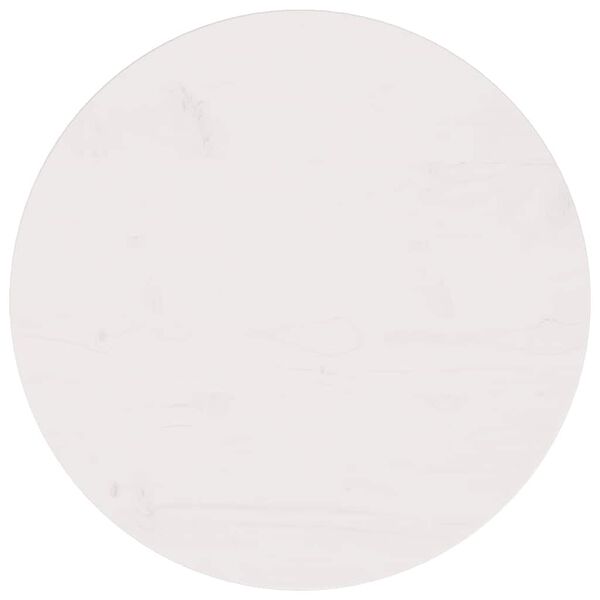 vidaXL P&ouml;yt&auml;levy valkoinen &Oslash;50x2,5 cm t&auml;ysi m&auml;nty