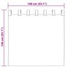 vidaXL Pimennysverhot 2 pcs Tummanvihre&auml; 140 x 140 cm Sametti