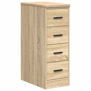 vidaXL Autotallin s&auml;ilytyskaappi sonoma tammi 30x51x85 cm t&auml;ysi m&auml;nty