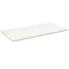 vidaXL P&ouml;yt&auml;levy valkoinen 110x60x2,5 cm t&auml;ysi m&auml;nty suorakaide