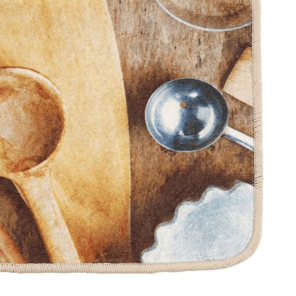 vidaXL Keitti&ouml;matto moniv&auml;rinen 60x180 cm pest&auml;v&auml;