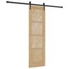 vidaXL Liukuovi ORKDAL Luonnollinen 61 x 198,5 cm T&auml;ysi m&auml;nty