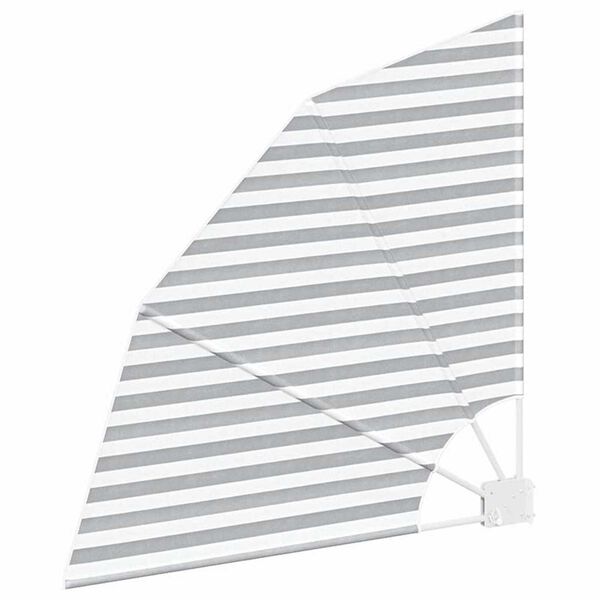 vidaXL Parvekkeen yksityisyyden suoja Antrasiitti ja valkoinen