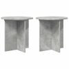 vidaXL Kasviteline 2 kpl Betoninharmaa 40 x 40 x 40 cm Tekninen puu