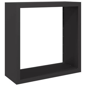 vidaXL Polttopuuteline musta 100x40x100 cm ter&auml;s
