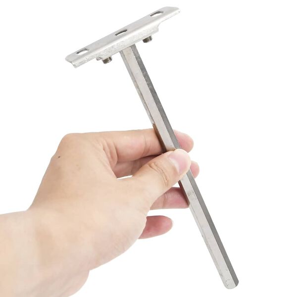 vidaXL kelluvat hyllykannattimet 12 kpl n&auml;kym&auml;t&ouml;nt&auml; &Oslash;12x200 mm