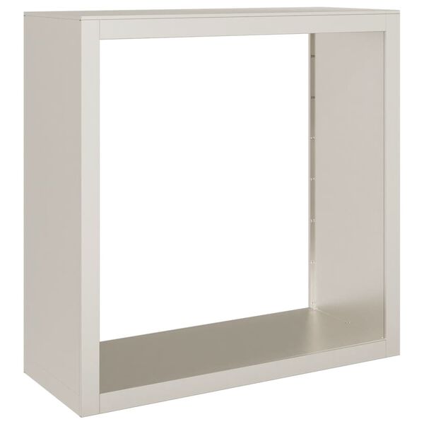 vidaXL Polttopuuteline 100x40x100 cm S&auml;&auml;nkest&auml;v&auml; ter&auml;s