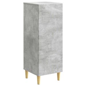 vidaXL Sivup&ouml;yt&auml; Betoninharmaa 33 x 34,5 x 90 cm Tekninen puu