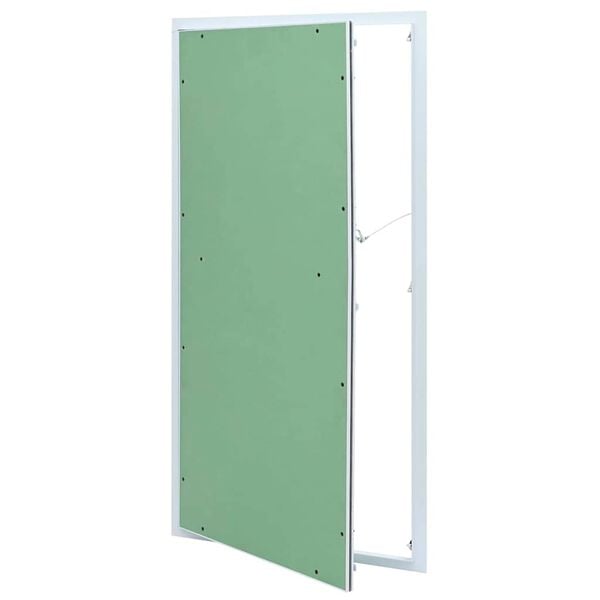 vidaXL Access Panel Vihre&auml; ja hopea 55 x 105 cm Alumiini ja kipsilevy
