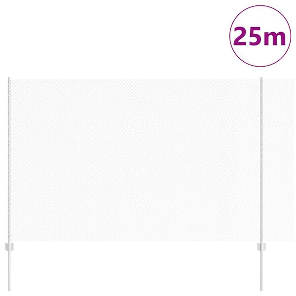 vidaXL Aita ja Tuki Hopea 1,5 x 25 m Ter&auml;s