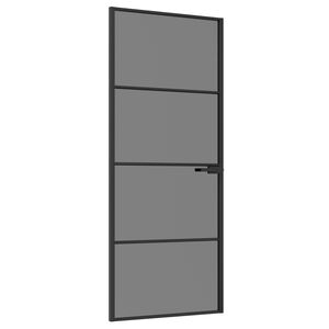 vidaXL Sis&auml;ovi 83 x 201,5 cm Karkaistu lasi ja alumiini