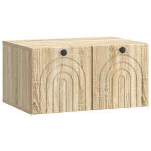 vidaXL Sein&auml;lle asennettava TV-kaappi Sonoma-tammi 59,5 x 41 x 30 cm